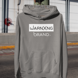 Grey Premium Organic Cotton – Logo Hoodie